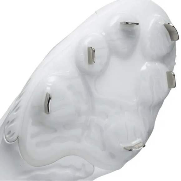 New Nike Alpha Huarache Elite 4 Low Baseball Metal Cleats White Grey FD2745-100 - Picture 6 of 6